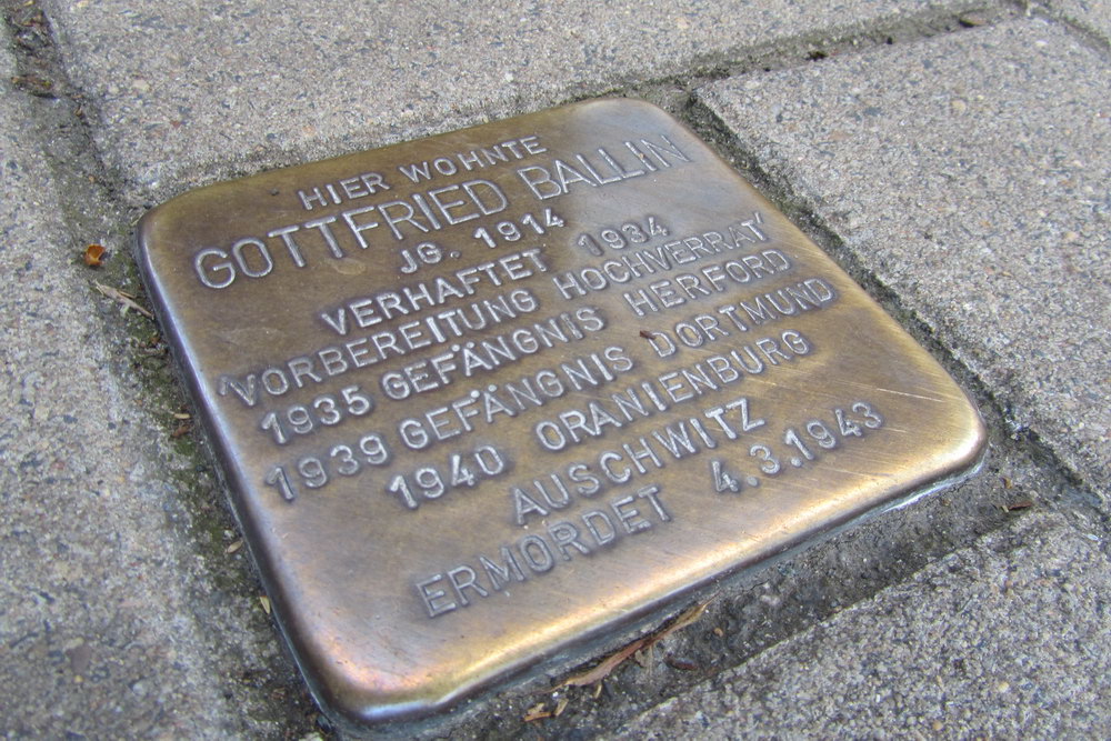 Stolperstein Steinfelder Gasse 8