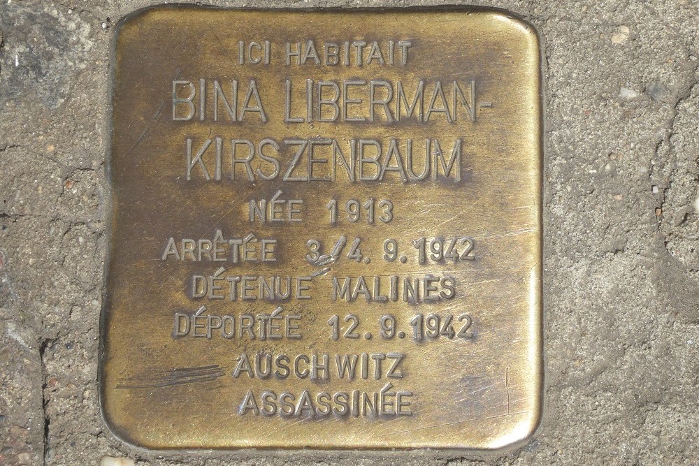 Stolpersteine Thodore Verhaegenstraat 219 #5