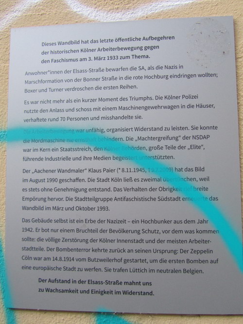 Herdenkingsplaat Elsaßstraße 42 #1