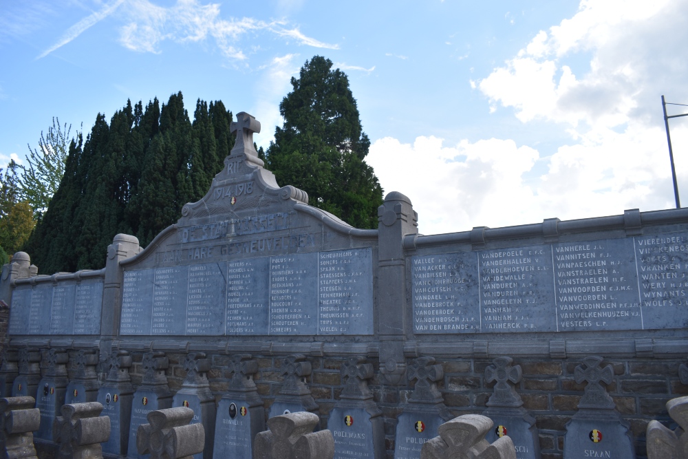 Oorlogsmonument Oude Begraafplaats Hasselt