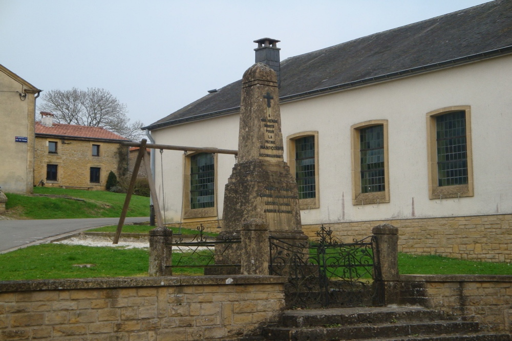 Oorlogsmonument Grandcourt