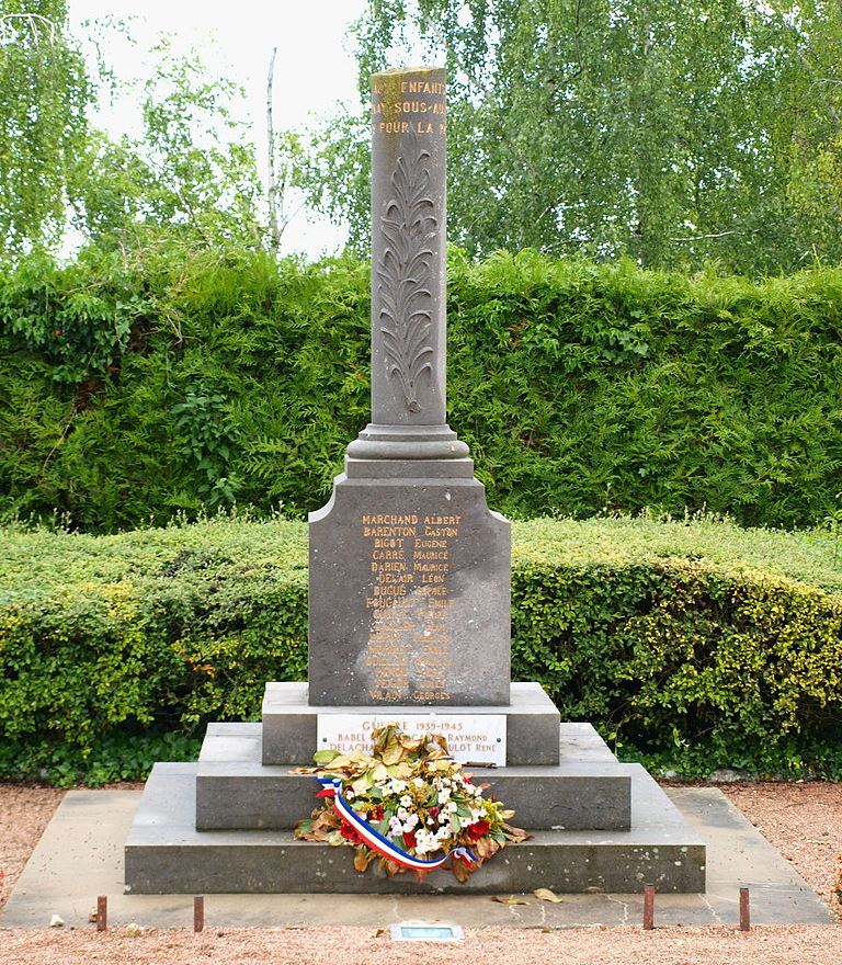 Oorlogsmonument Aunay-sous-Auneau