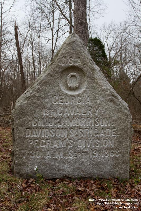 Monument 1st Georgia Cavalry #1