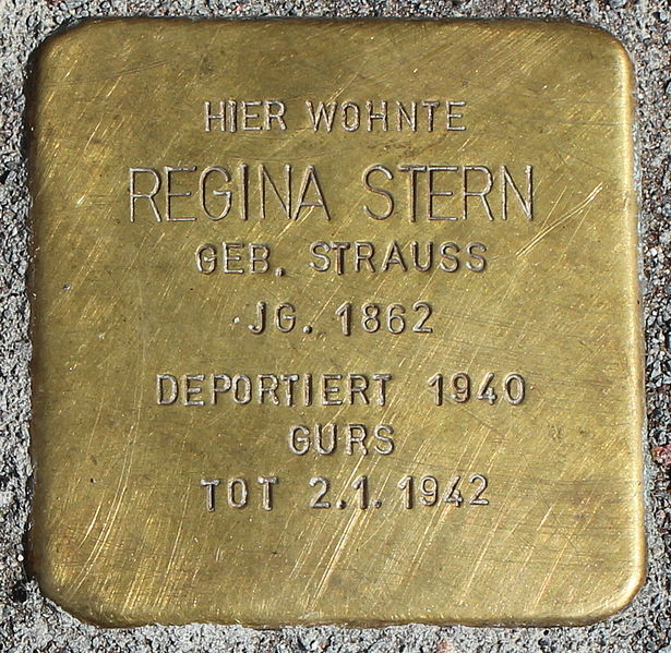 Stolpersteine Glockenstrae 65 #2