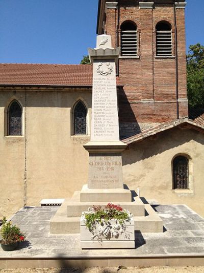 Oorlogsmonument Saint-Jean-de-Niost