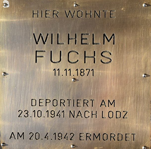 Remembrance Stone Breitenfurter Straße 292