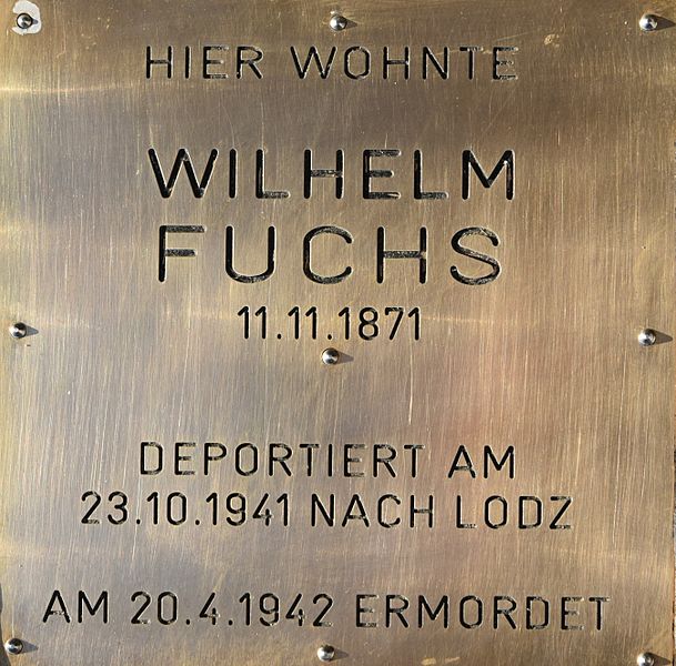 Remembrance Stone Breitenfurter Strae 292