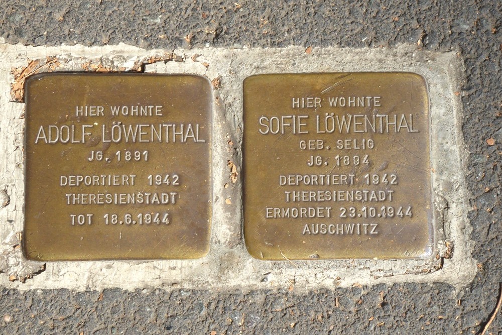 Stolpersteine Platanenallee 5