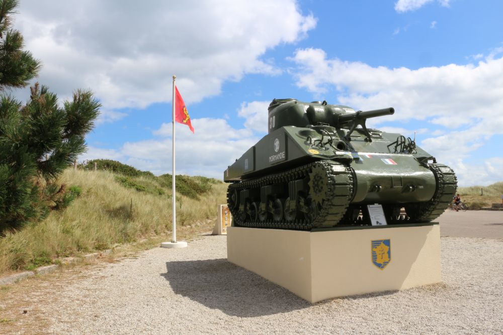 Landing monument 2nd French Armored Division #4