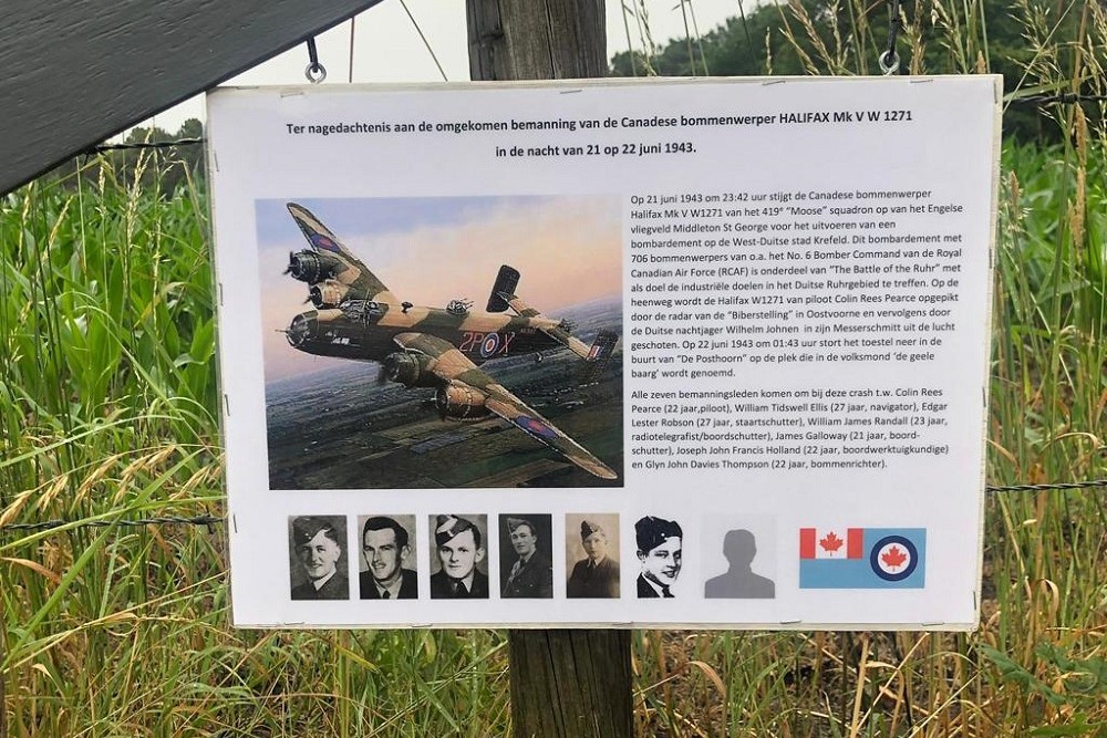 Crash Site Handley Page Halifax MkV 'W1271' #3