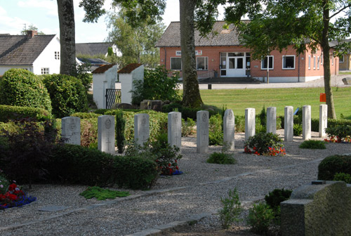 War Graves Aarestrup Kirkegrd #1