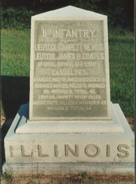 Monument 11th Illinois Infantry (Union)