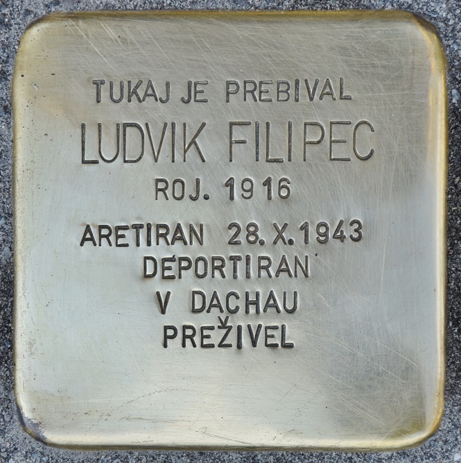 Stolpersteine tefanova ul. 8