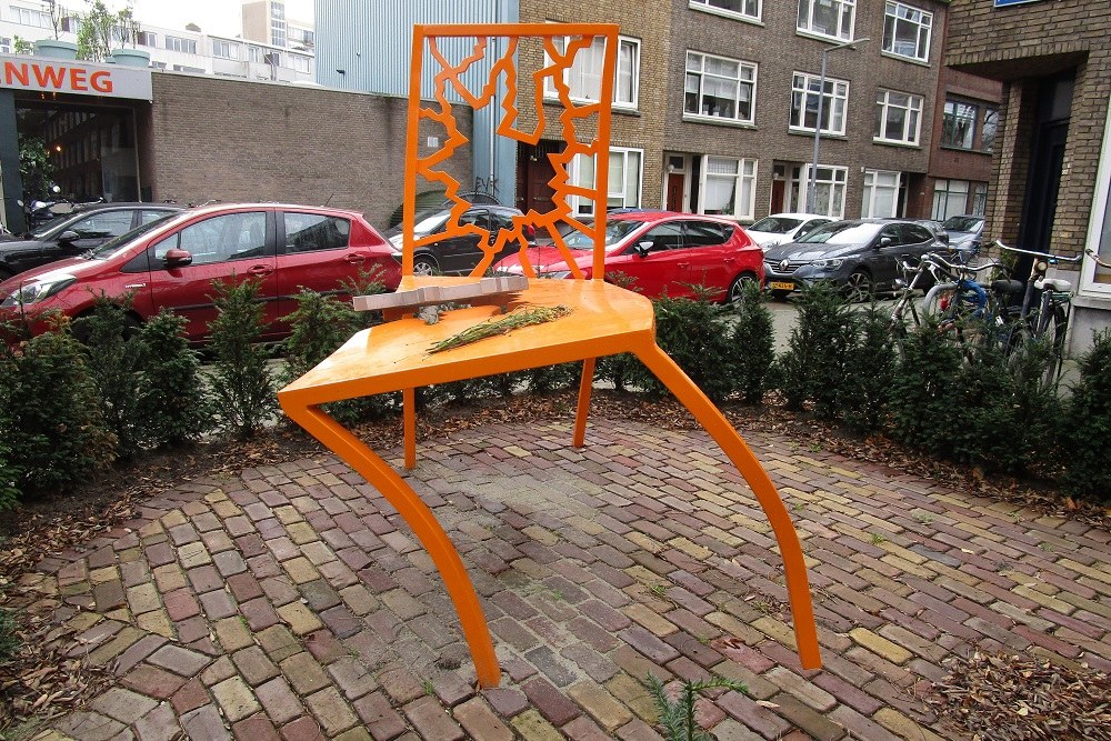 Monument Inslag V1 Treubstraat hoek Kerdijkstraat #3