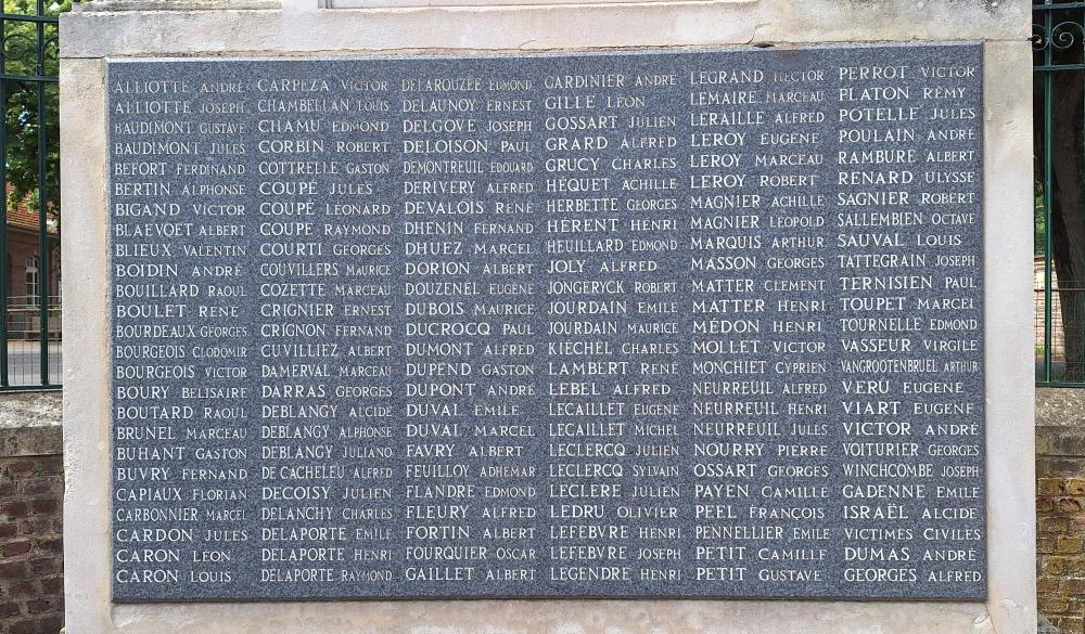 Oorlogsmonument Montières #3