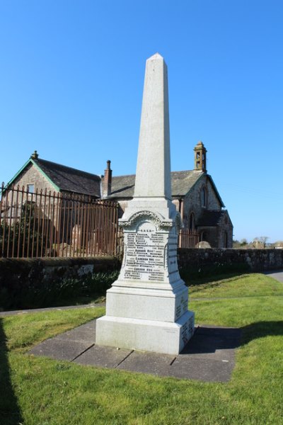 Oorlogsmonument Kirkpatrick-Fleming