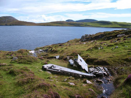 Crashlocatie & Restant PBY Catalina IVb flying boat (JX273)