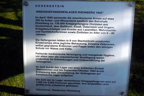 Herdenkingssteen Kriegs gefangenenlager Rheinberg #3