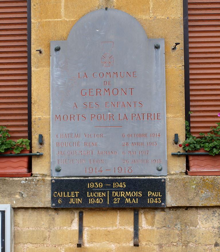 Oorlogsmonument Germont #1