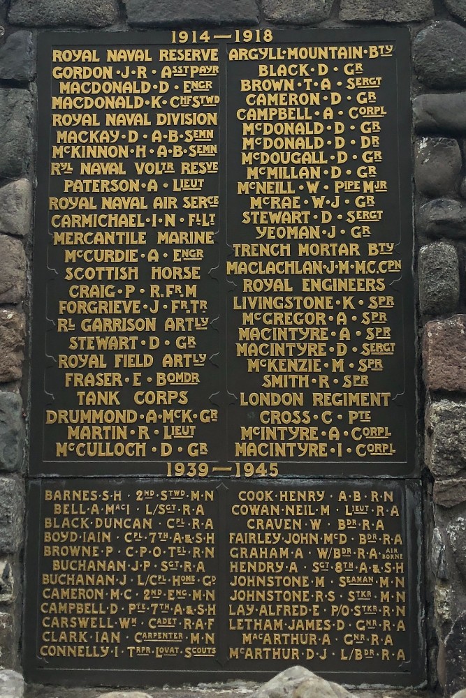 Oorlogsmonument Oban #5