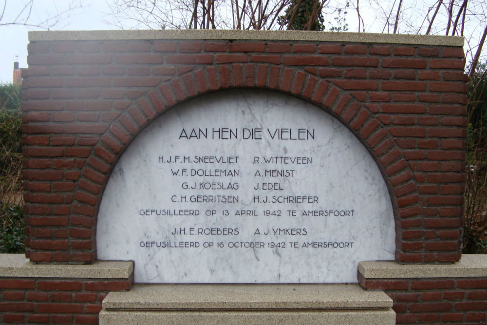Monument Executie Henk Sneevliet e.a. Kamp Amersfoort #1