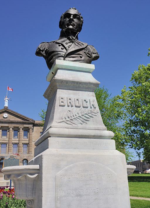 Bust of Major-General Sir Isaac Brock