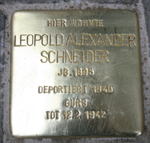 Stolperstein August-Drr-Strae 9