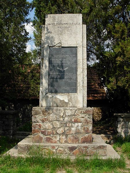 Monument Omgekomen Partizanen Sremska Kamenica #1