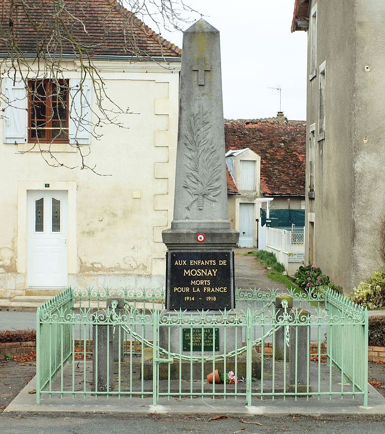 Oorlogsmonument Mosnay