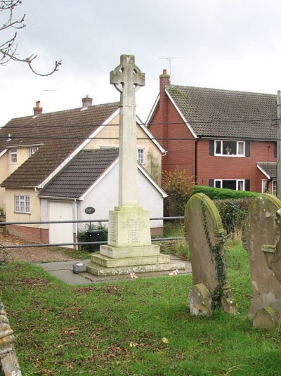 Oorlogsmonument Pulham St Mary