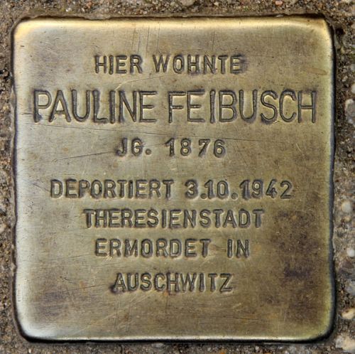 Stolpersteine Galvanistrae 15