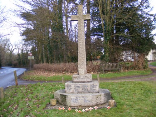 Oorlogsmonument Earl Soham #1