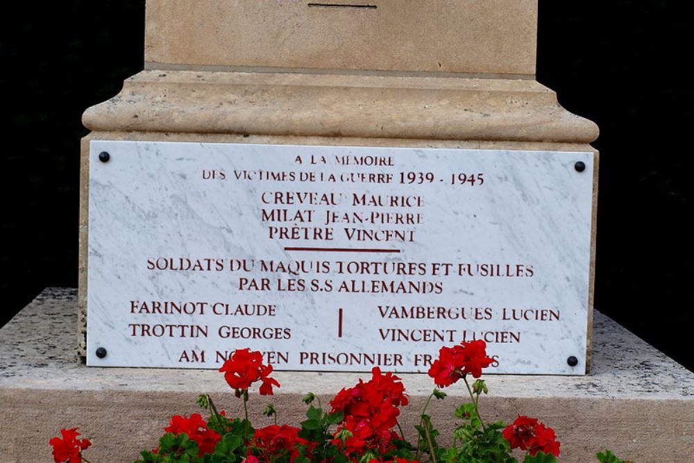 Oorlogsmonument Theil-sur-Vanne