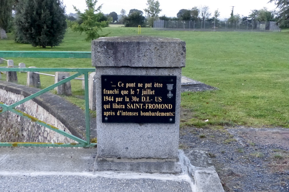 Monument Brug Airel naar Saint-Fromond #3