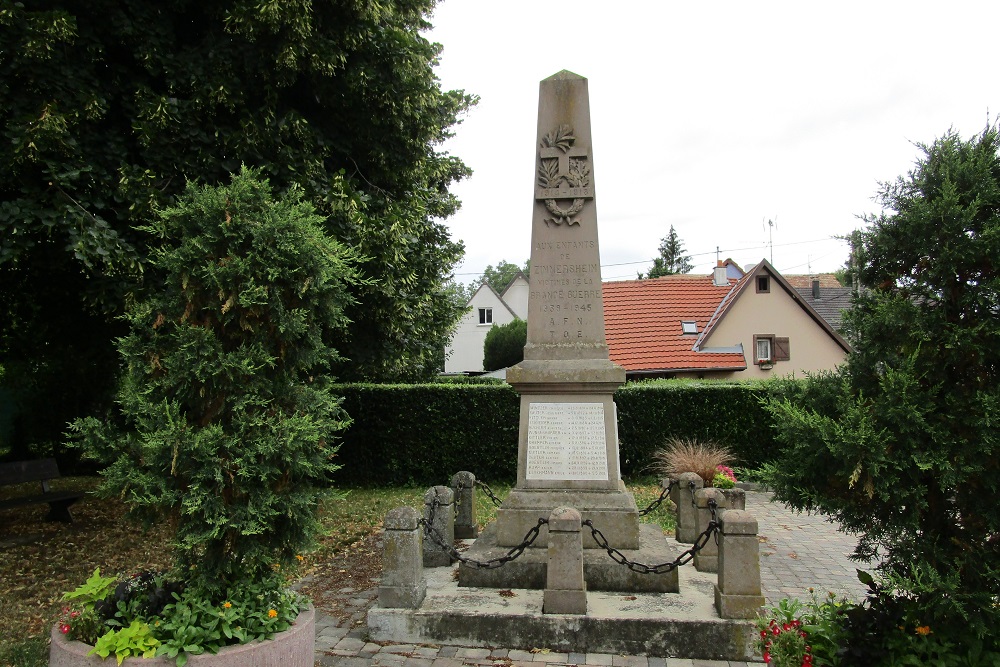 Oorlogsmonument Zimmersheim #1