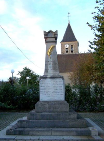 Oorlogsmonument Les Clayes-sous-Bois #1