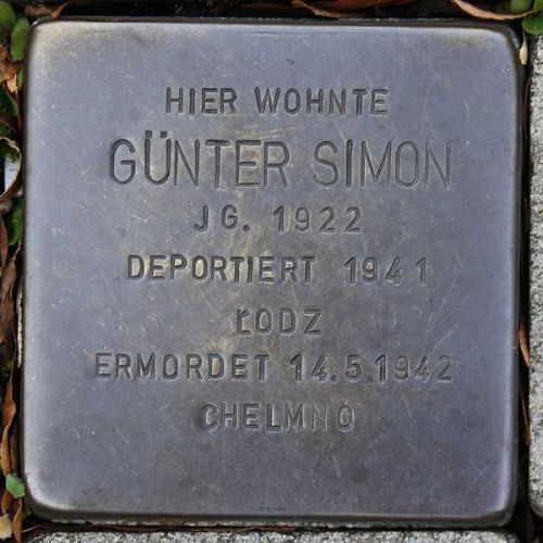 Stumbling Stones Ernststraße 34 #3
