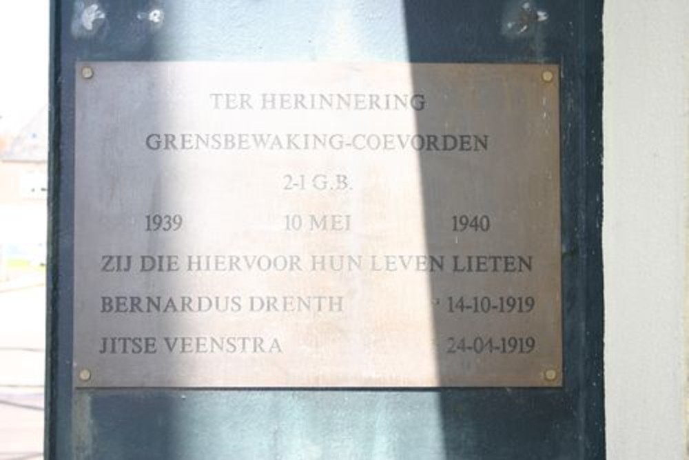 Gedenktekens Bentheimerbrug Coevorden #2