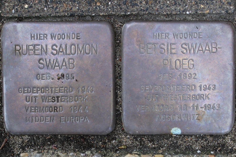 Stolpersteine Willaertstraat 9-15 (voorheen 3)