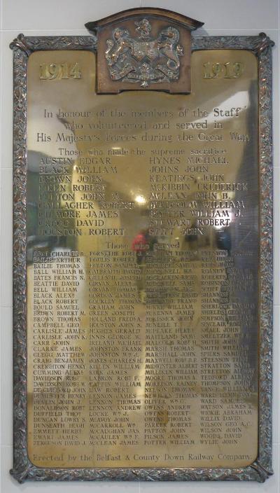 War Memorial Belfast Central Station #2