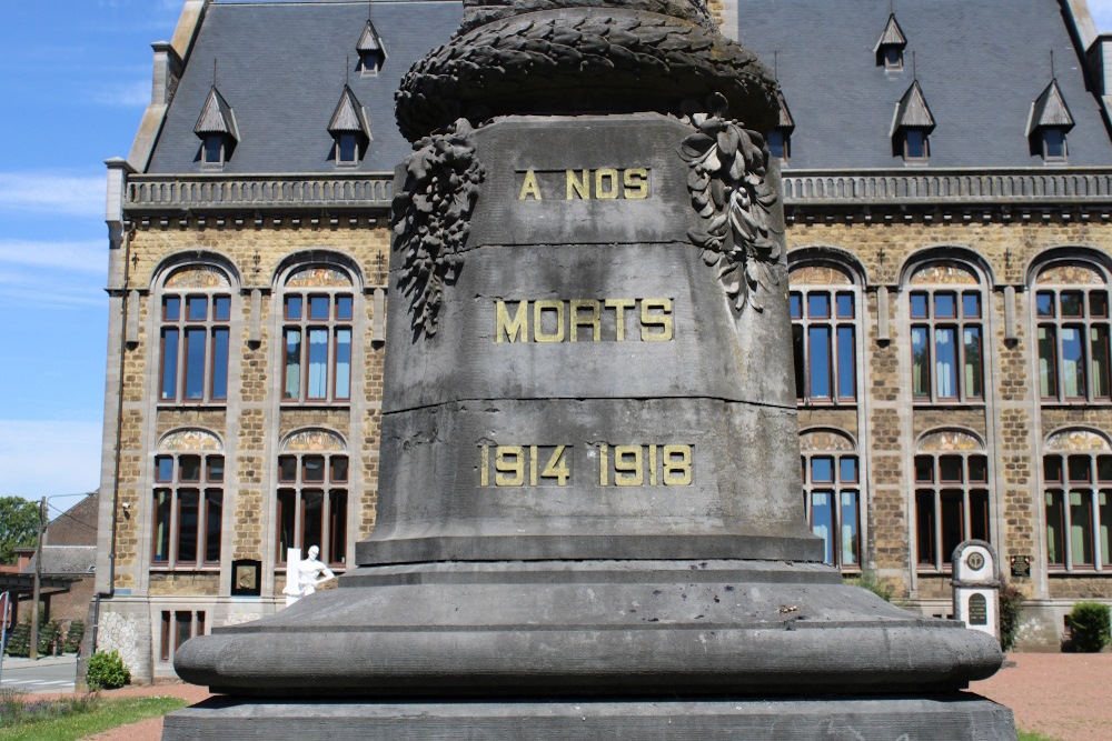 Monument Eerste Wereldoorlog Courcelles	 #3