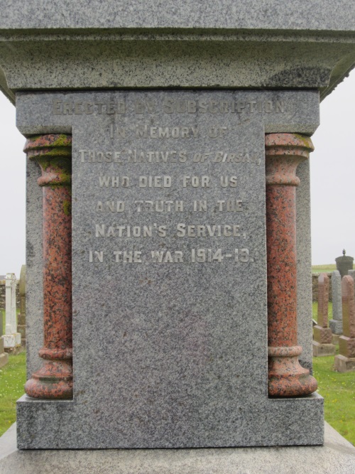 War Memorial Birsay #3