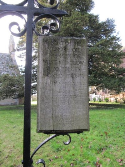 Oorlogsmonument West Challow