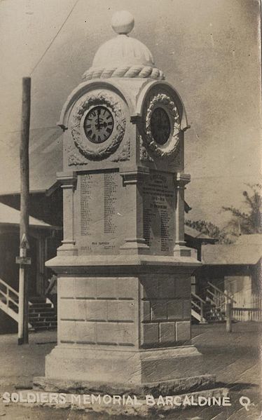 Monument Eerste Wereldoorlog Barcaldine #1