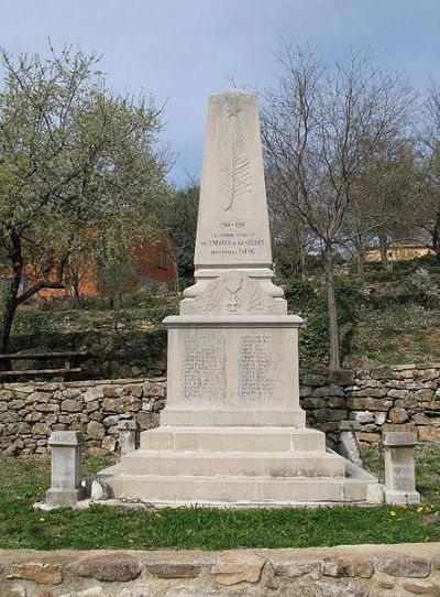 Oorlogsmonument Gravières #1