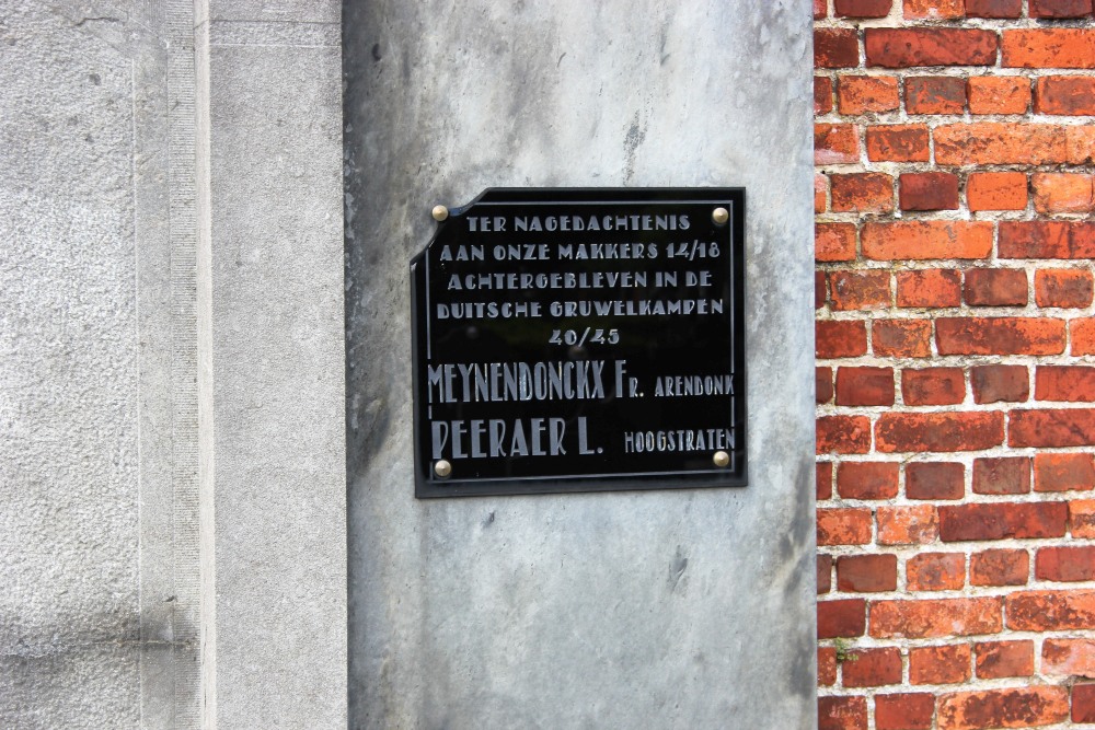 Memorials Concentration Camps Cemetery Turnhout #2