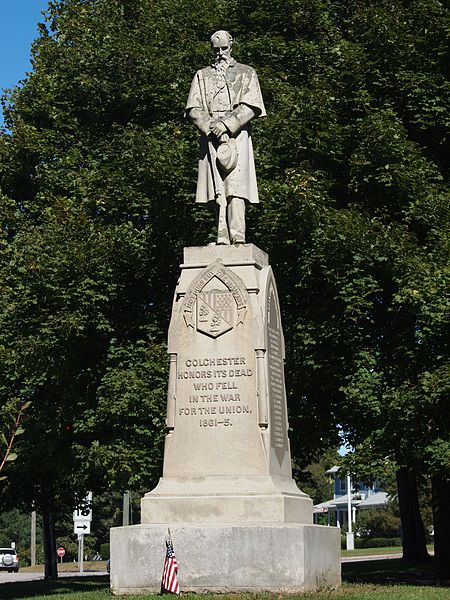 Monument Amerikaanse Burgeroorlog Colchester #1