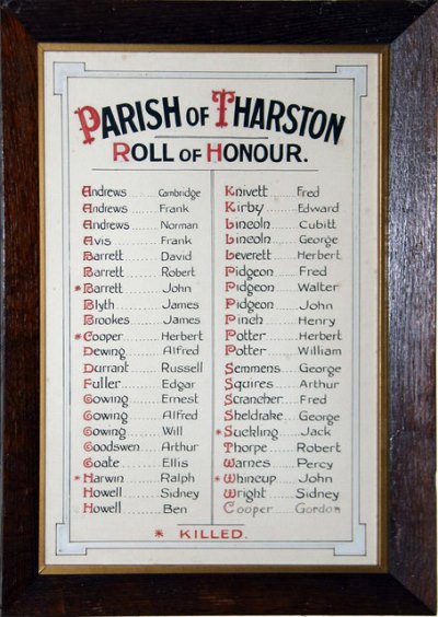 War Memorial St Mary Church Tharston #2