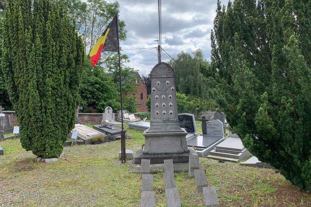 Belgisch Oorlogsgraf Tignée #3