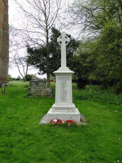 Oorlogsmonument Gislingham #1